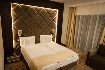 Фото номера Номер с кроватью размера «king-size» Отель Hotel President SPA г. Бэйле-Феликс 6