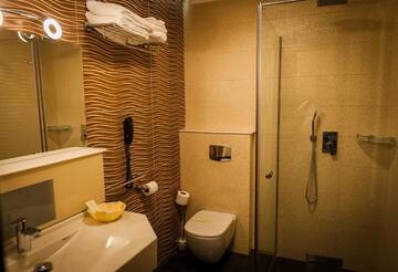 Фото номера Номер с кроватью размера «king-size» Отель Hotel President SPA г. Бэйле-Феликс 4