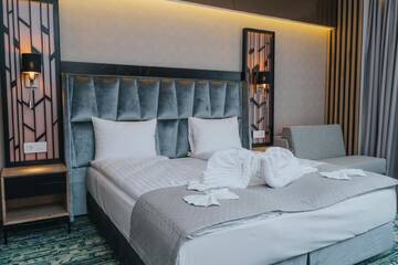 Фото номера Двухместный номер Делюкс с 1 кроватью Отель Hotel President г. Бэйле-Феликс 5